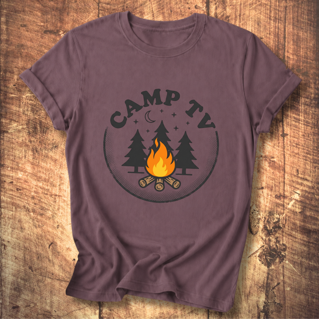 Camp TV Static Tee