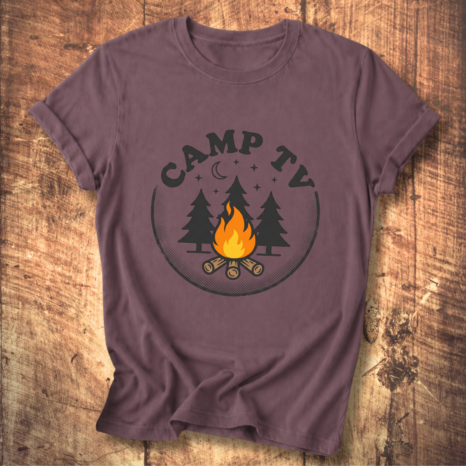 Camp TV Static Tee