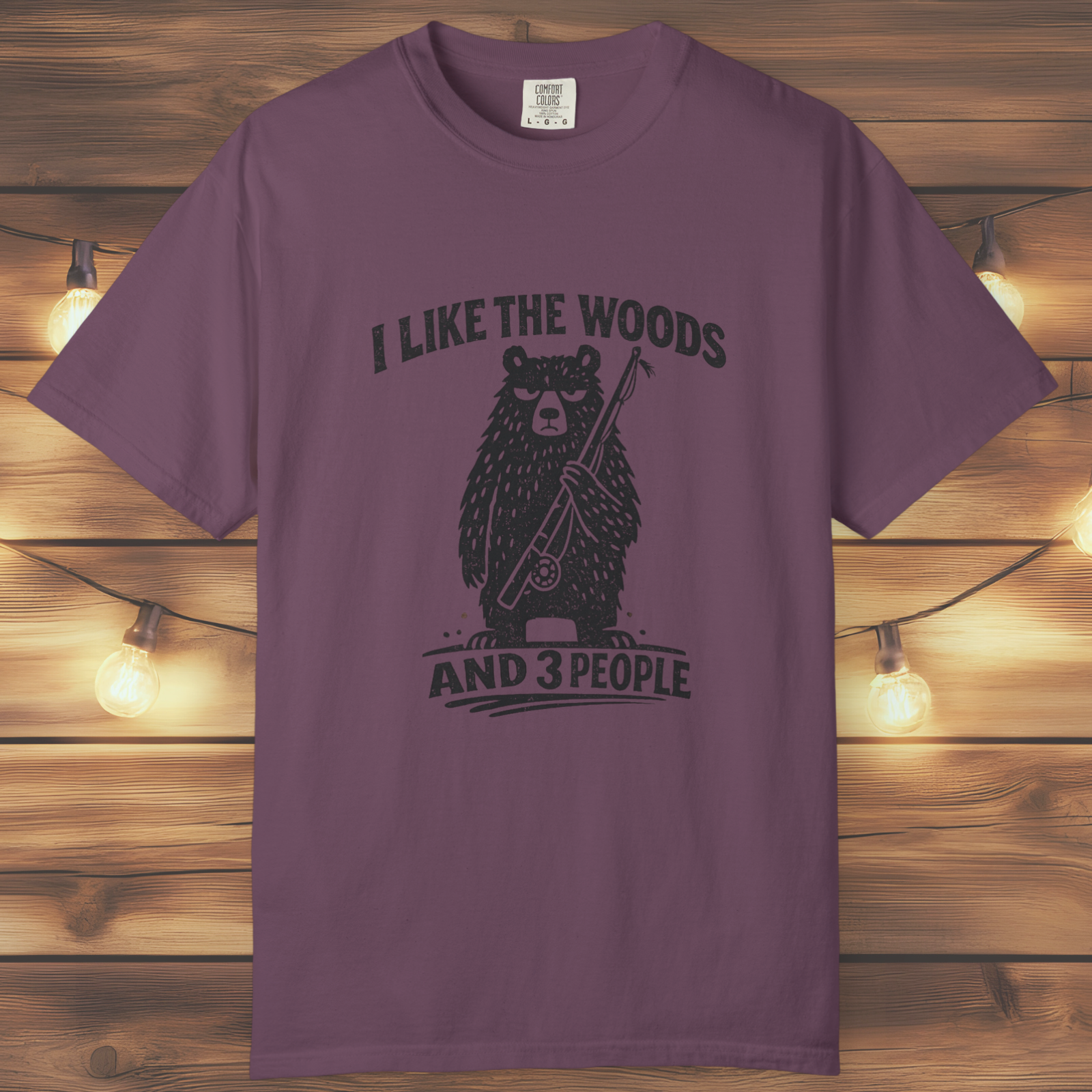 I Like the Woods and 3 People T-Shirt