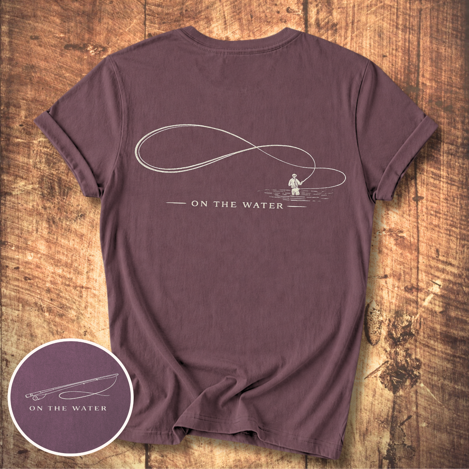 On The Water Fly Fishing T-Shirt