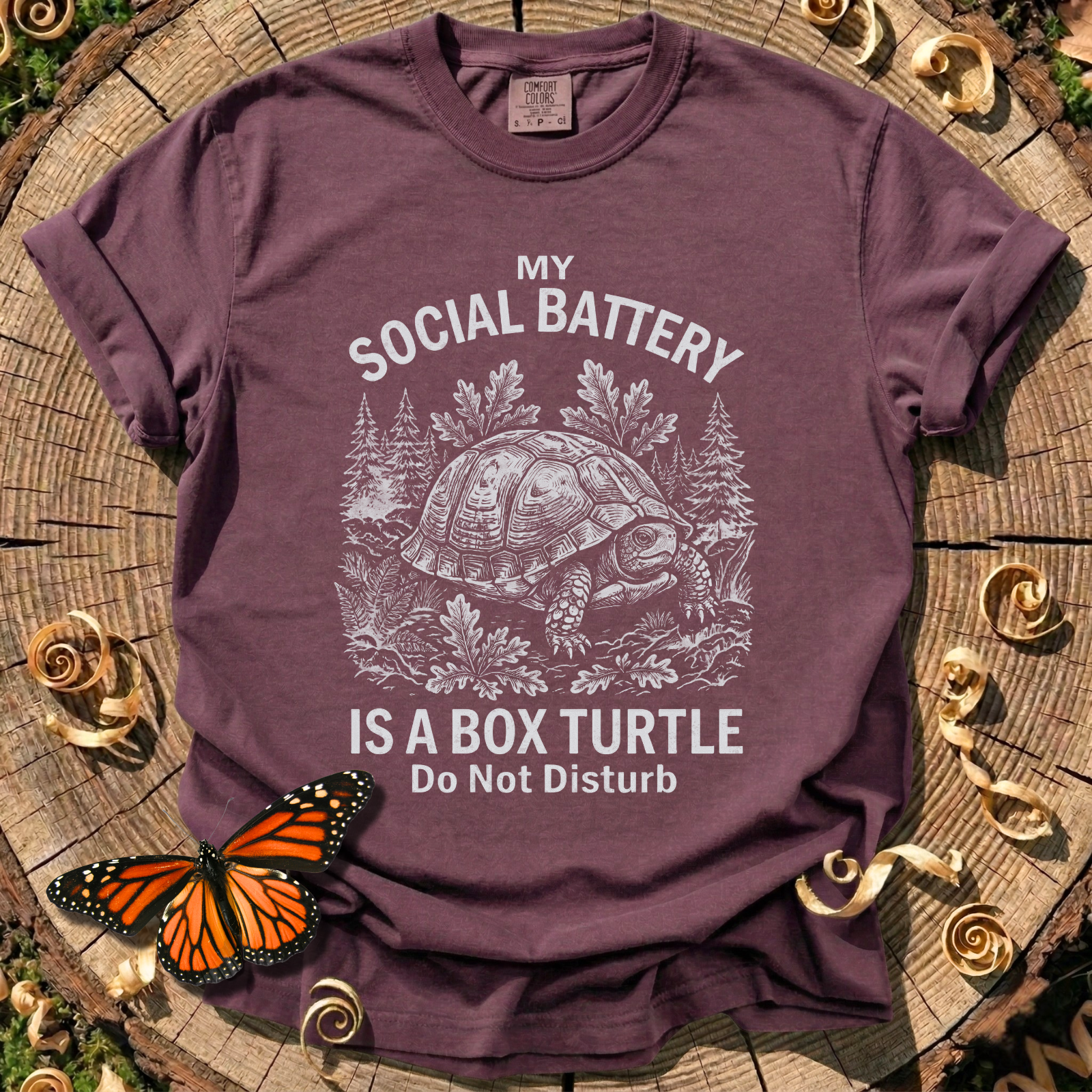 Anti-Social Box Turtle Tee