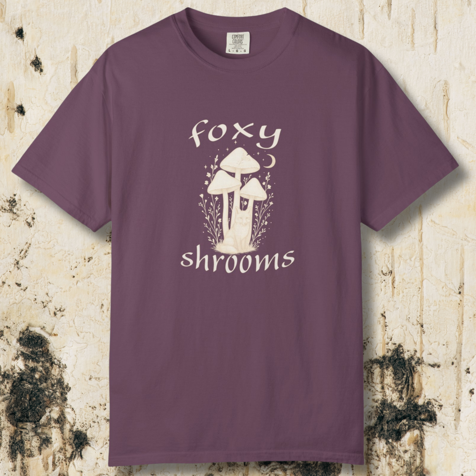 Foxy Shrooms Vintage Tattoo T-Shirt