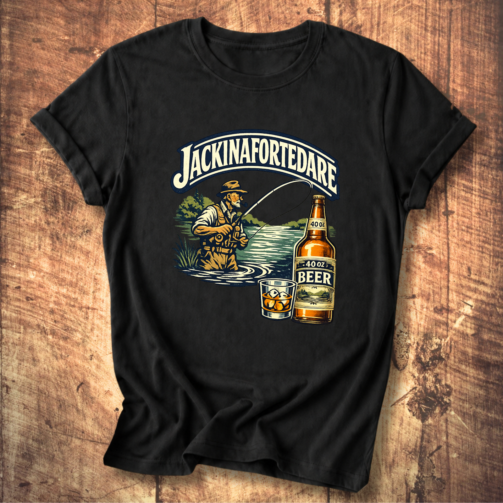 "Jackinafortedare" Vintage Outdoors Tee