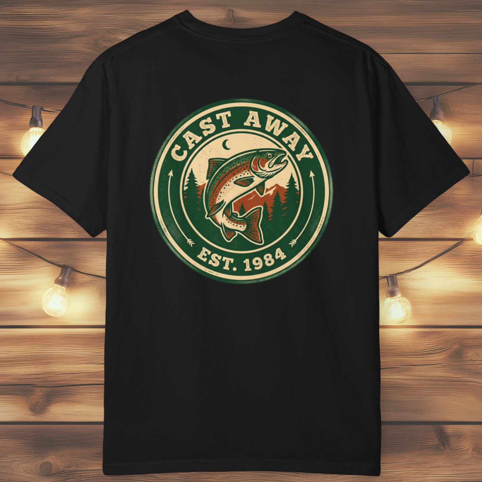 Cast Away Fishing Logo T-Shirt