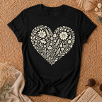 Heart Of Flowers T-shirt