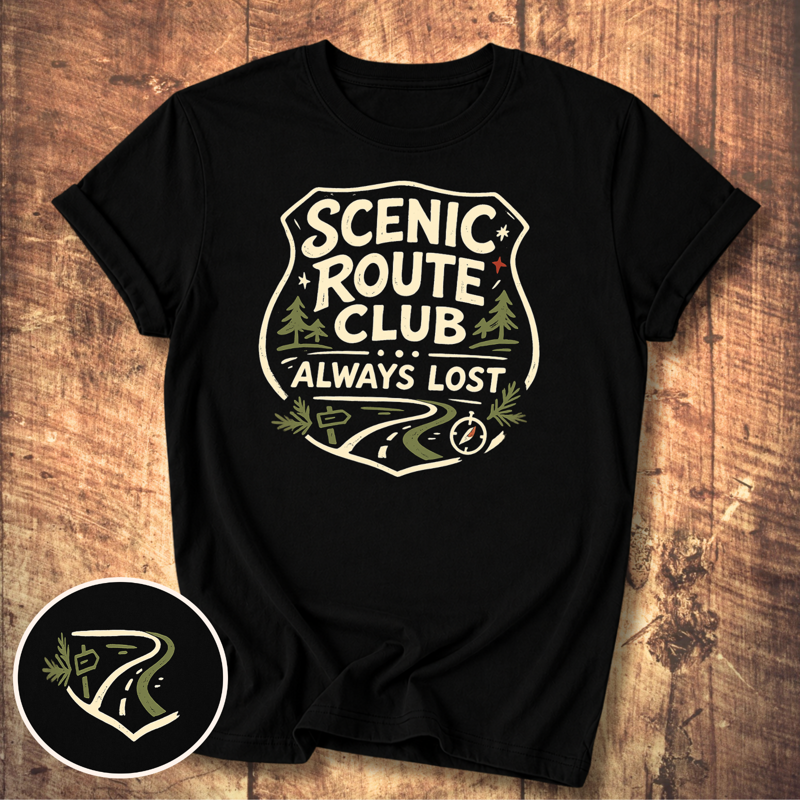 Scenic Route Club “Always Lost” Tee