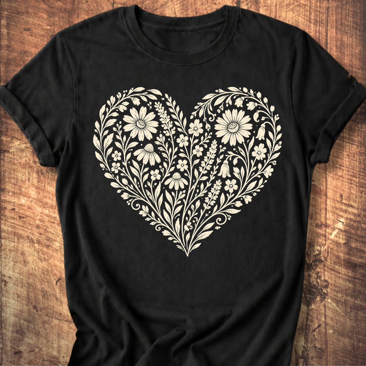 Heart Of Flowers T-shirt