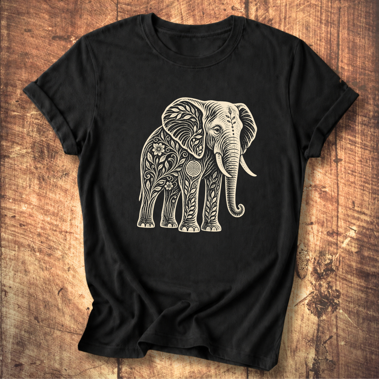 Elephant Flowers Tee