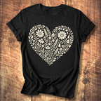 Heart Of Flowers T-shirt