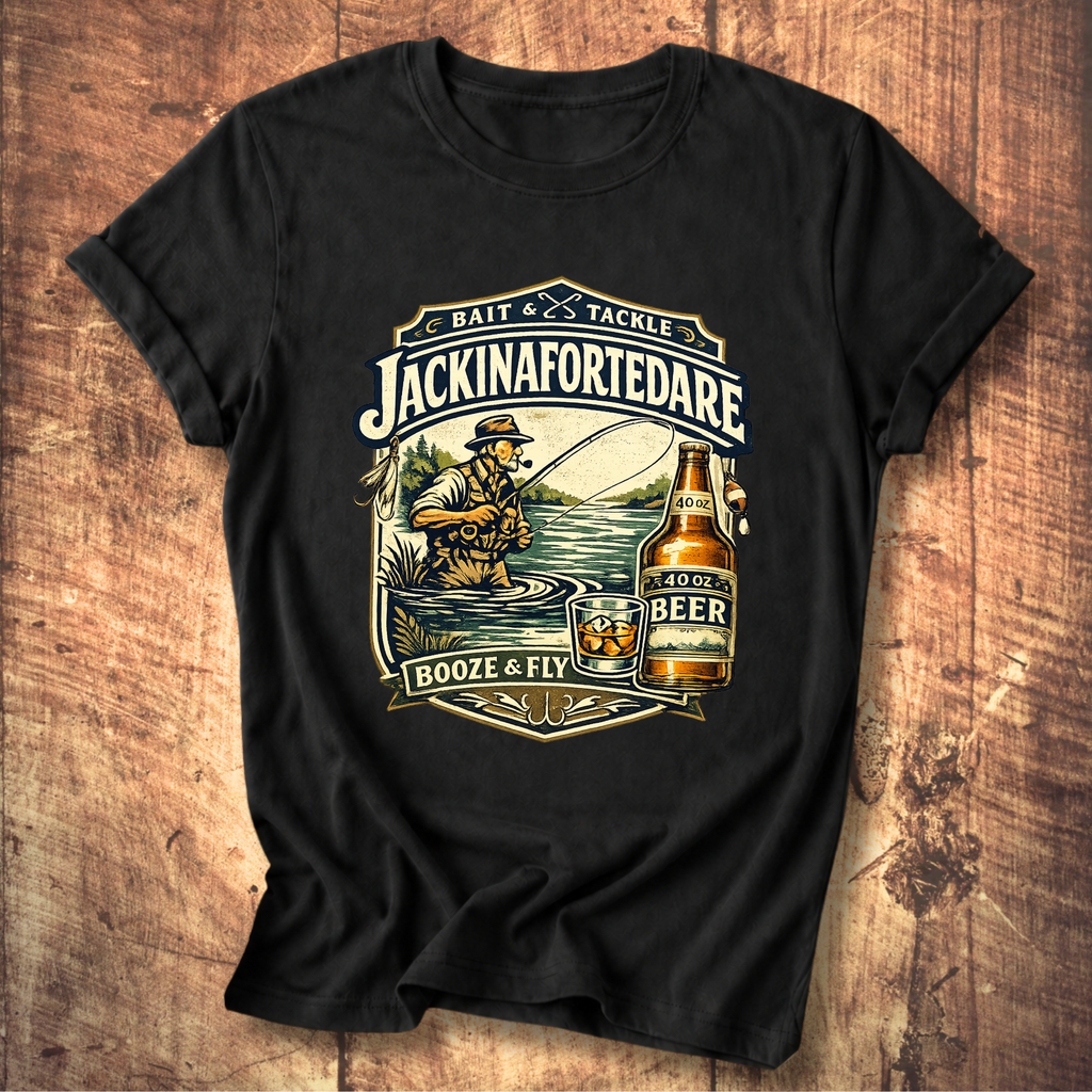 Jackinafortedare Vintage Bait & Tackle Tee