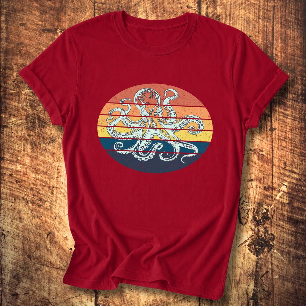 Octopus Sunset Tee
