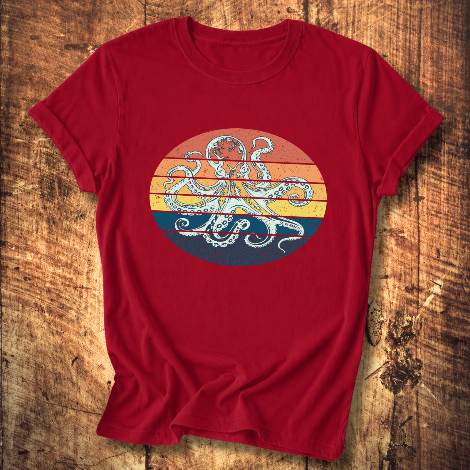 Octopus Sunset Tee