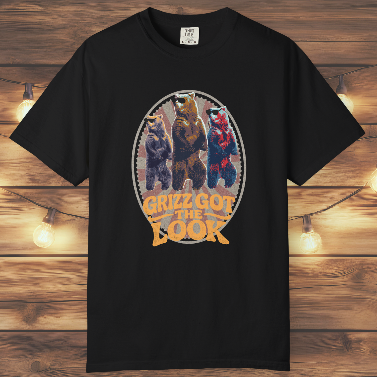 Grizzly Trio “Grizz Got the Look” Graphic T-Shirt