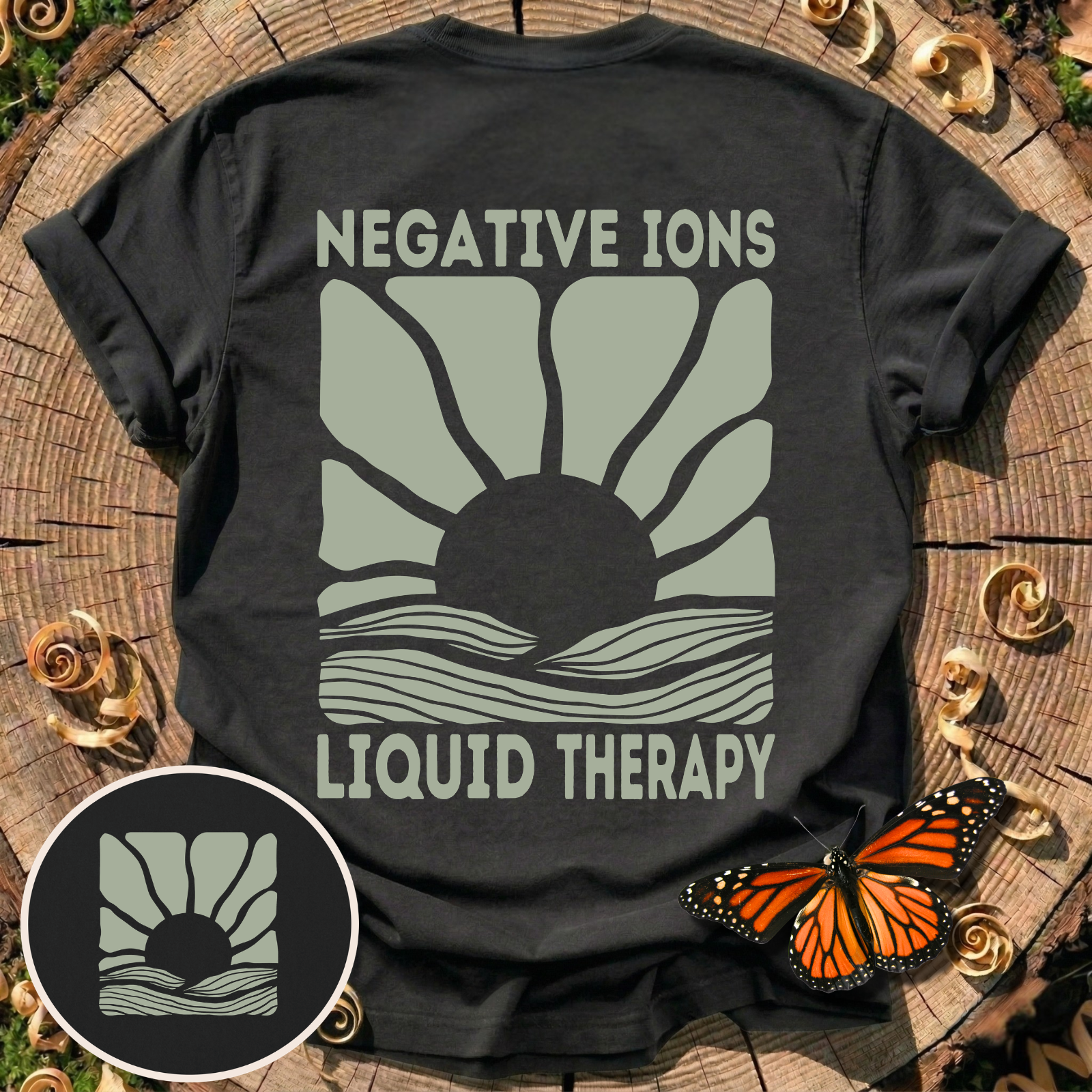 Negative Ions Liquid Therapy T-Shirt