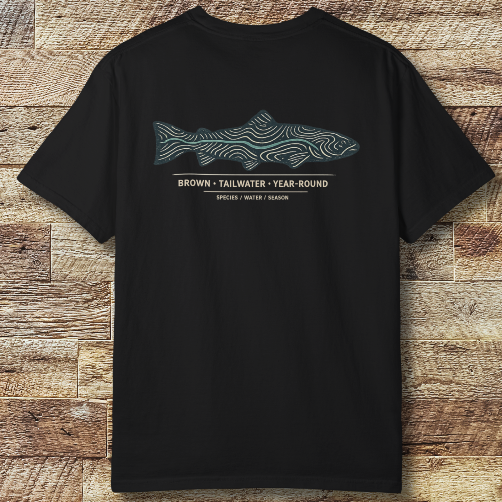 Brown Trout Topography T-Shirt