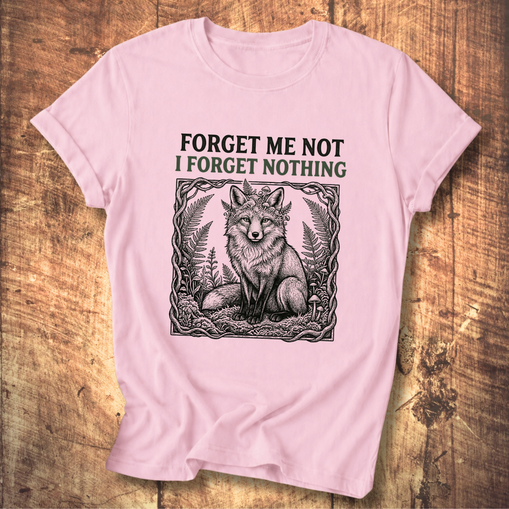 Forget Me Not Fox Tee