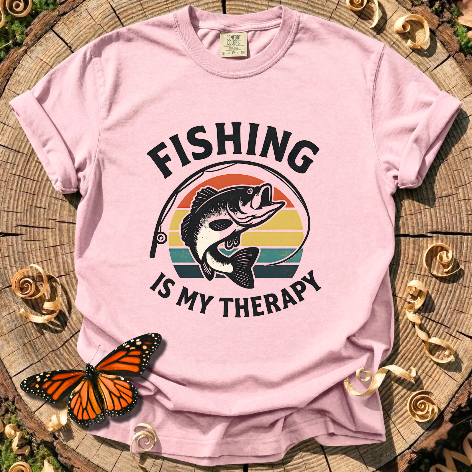 Fishing Is My Therapy Tee