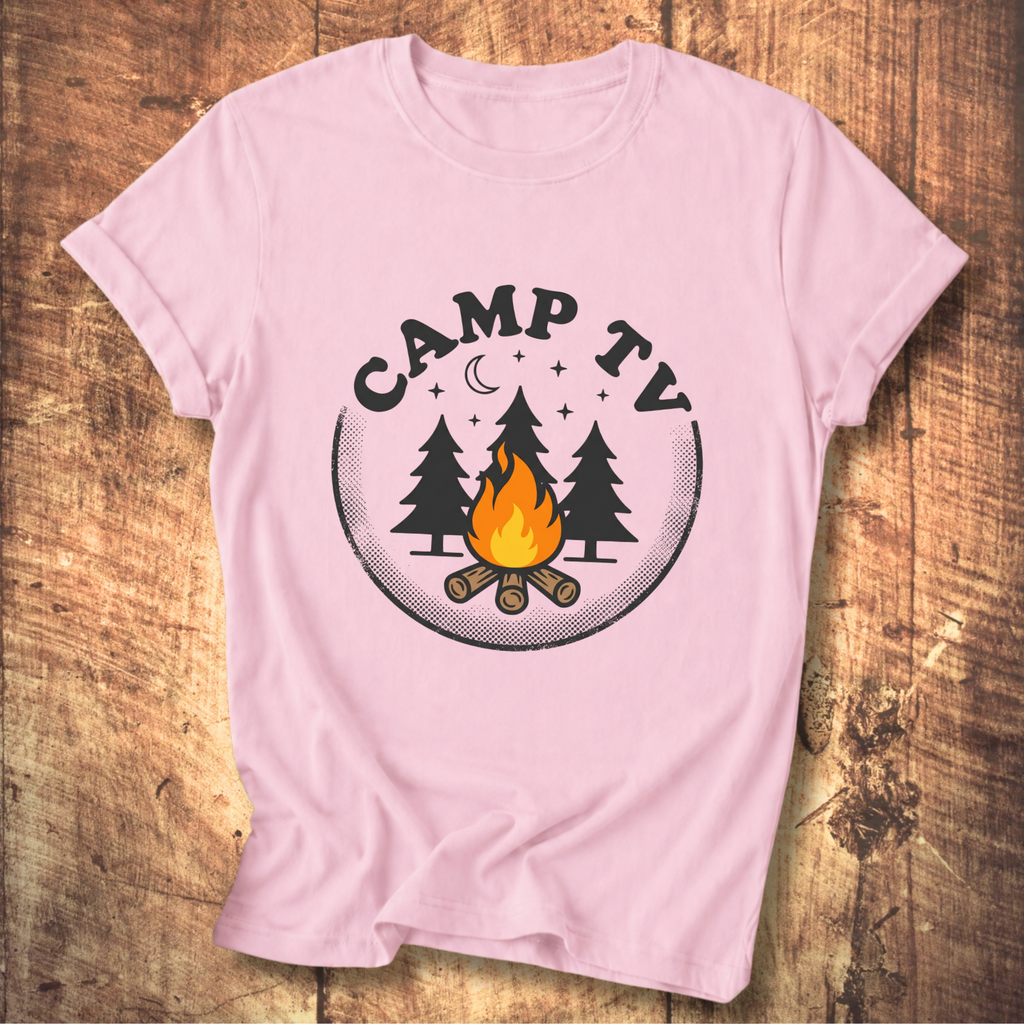 Camp TV Static Tee