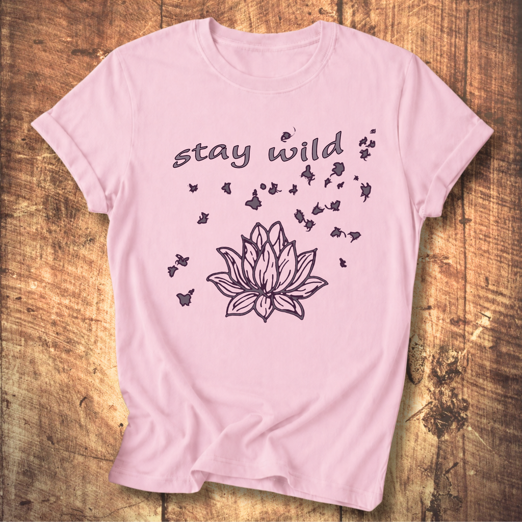 Stay Wild Lotus Tee