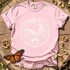Camp TV Linocut T-shirt