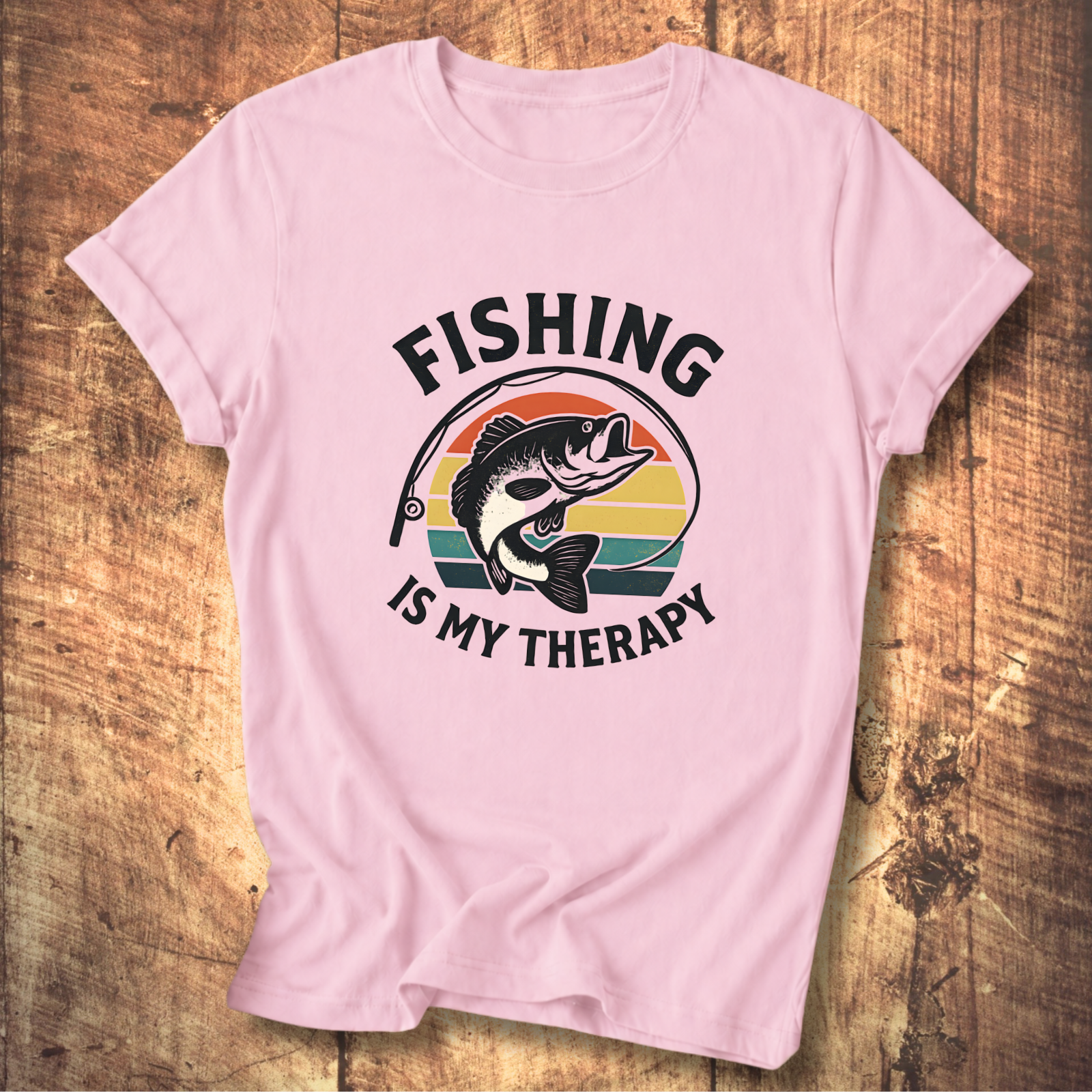 Fishing Is My Therapy Tee