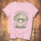 Earth Heals Mushroom Tee