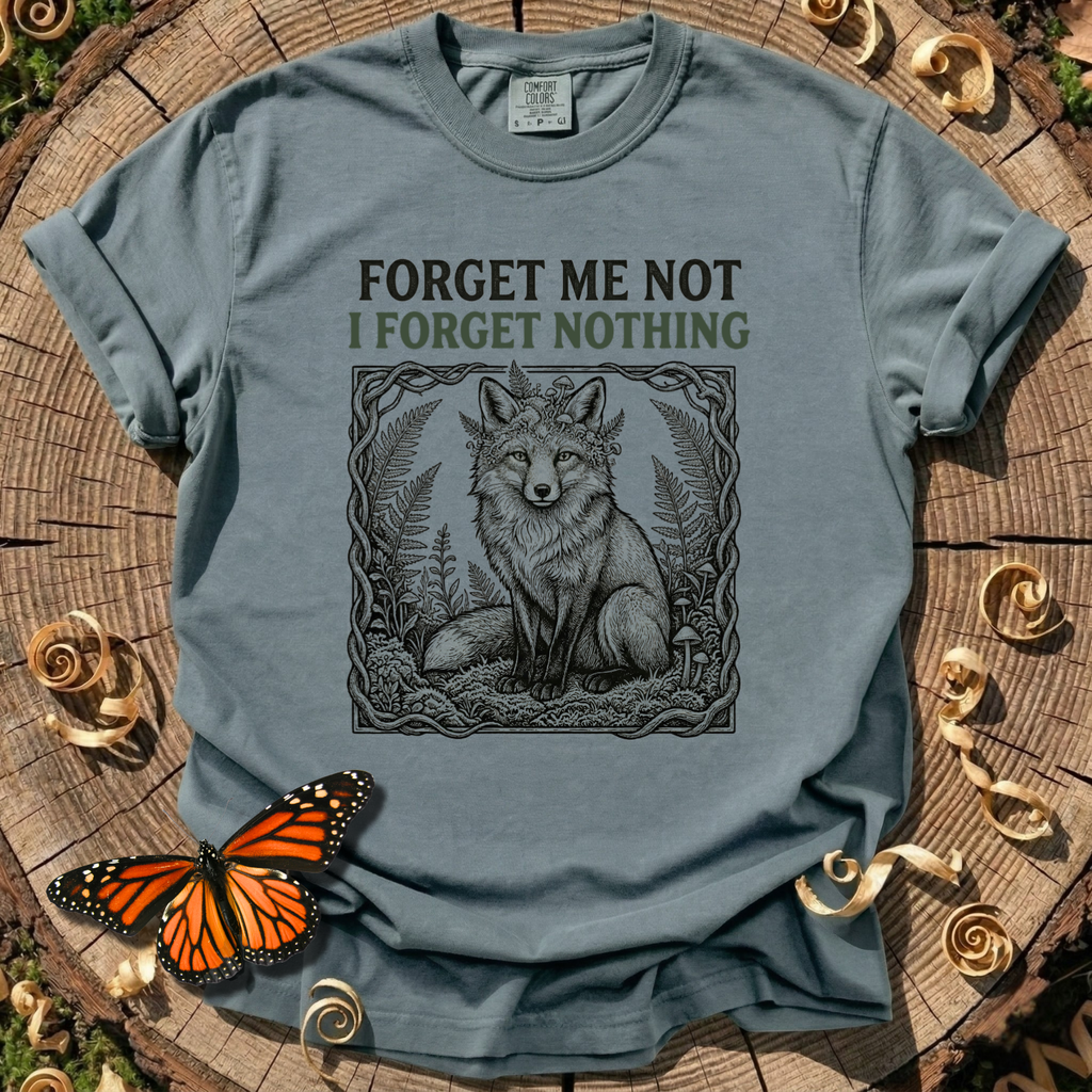 Forget Me Not Fox Tee