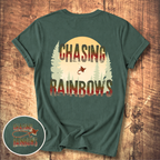 Chasing Rainbows Fly Fishing T-Shirt