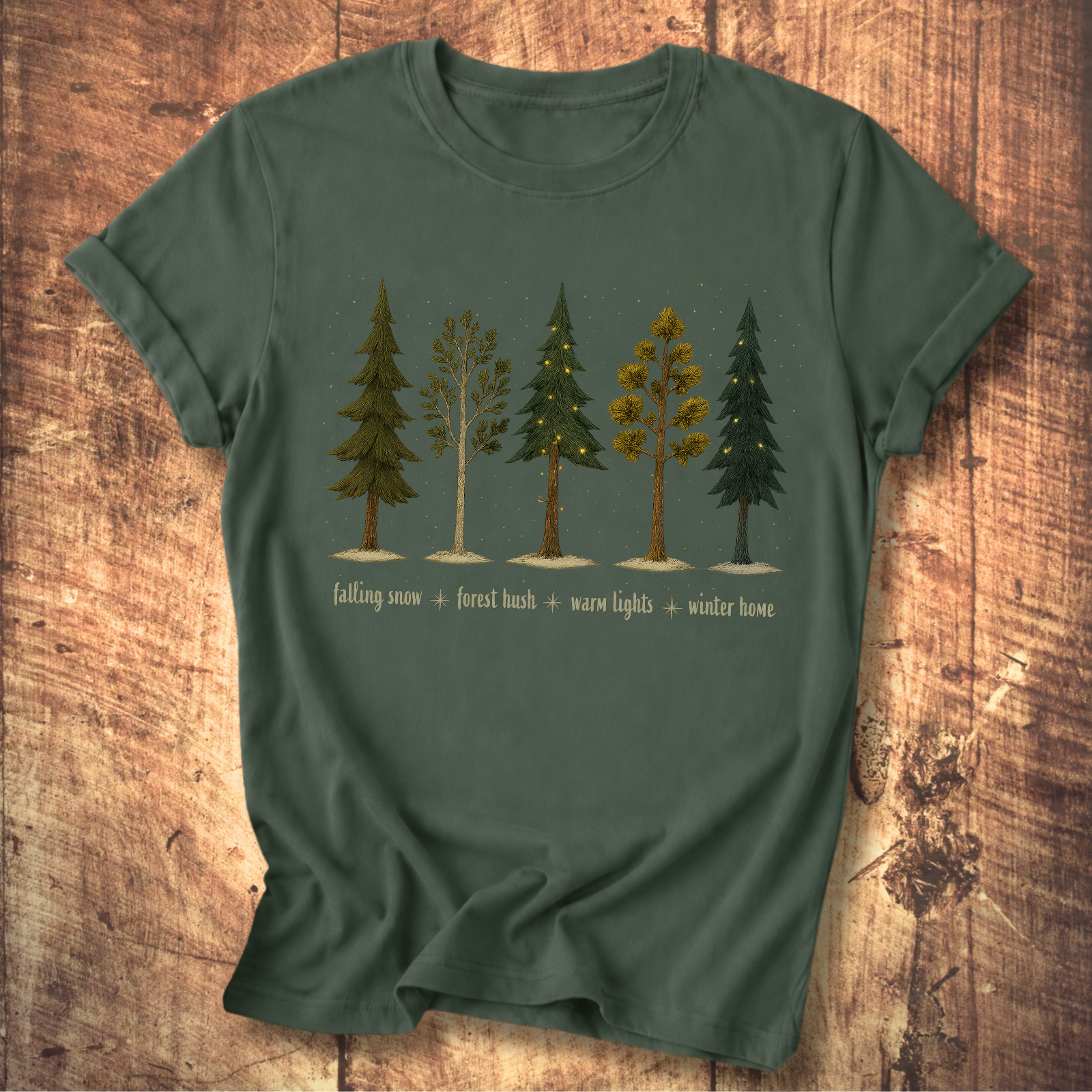 Lights in the Forest Tee