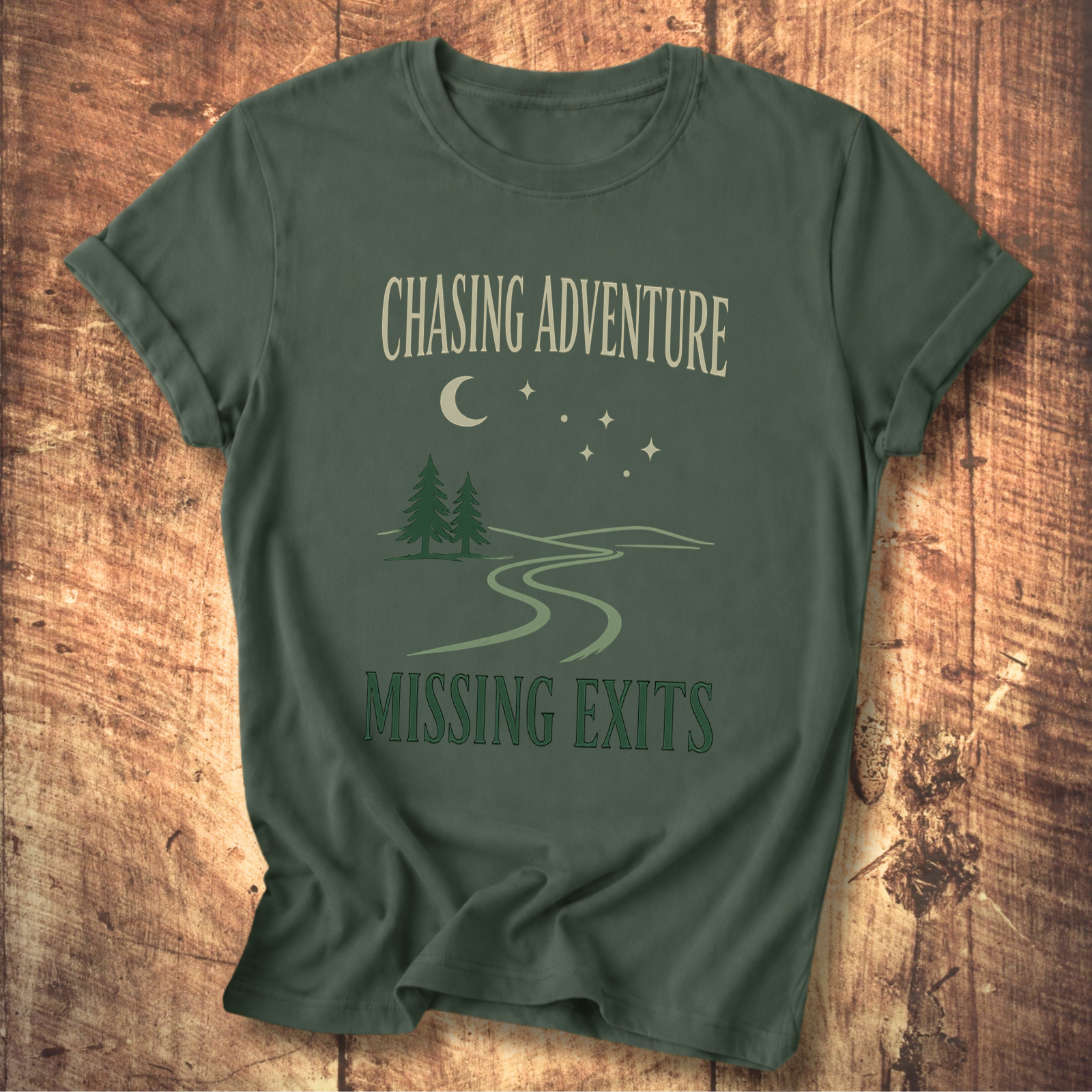 Chasing Adventure Missing Exits T-Shirt
