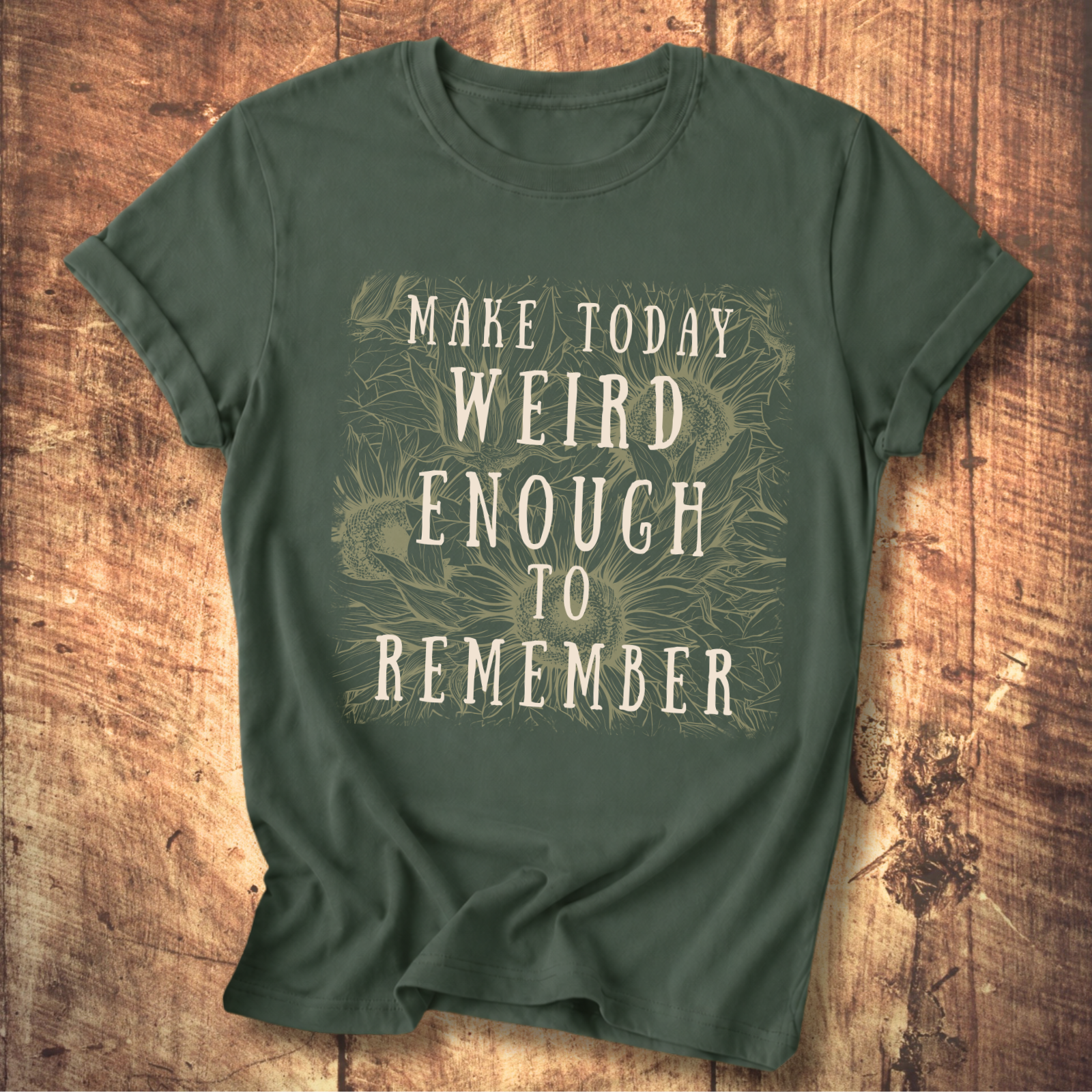 Weird Sunflower Days Tee