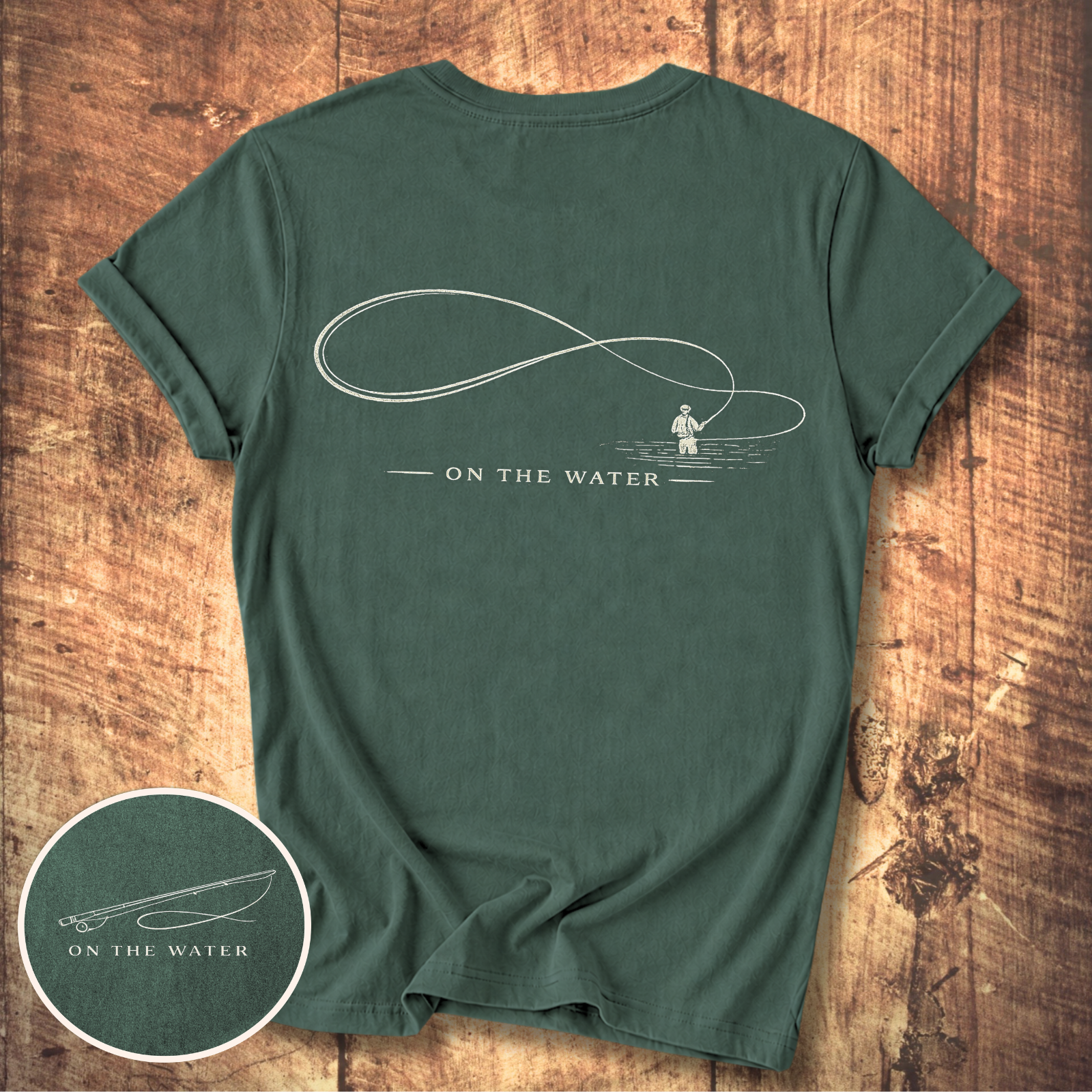 On The Water Fly Fishing T-Shirt