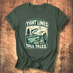 Tight Lines and Tall Tales Fishing T-Shirt