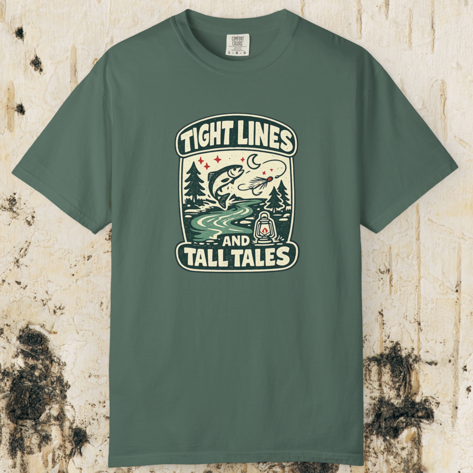 Tight Lines and Tall Tales Fishing T-Shirt