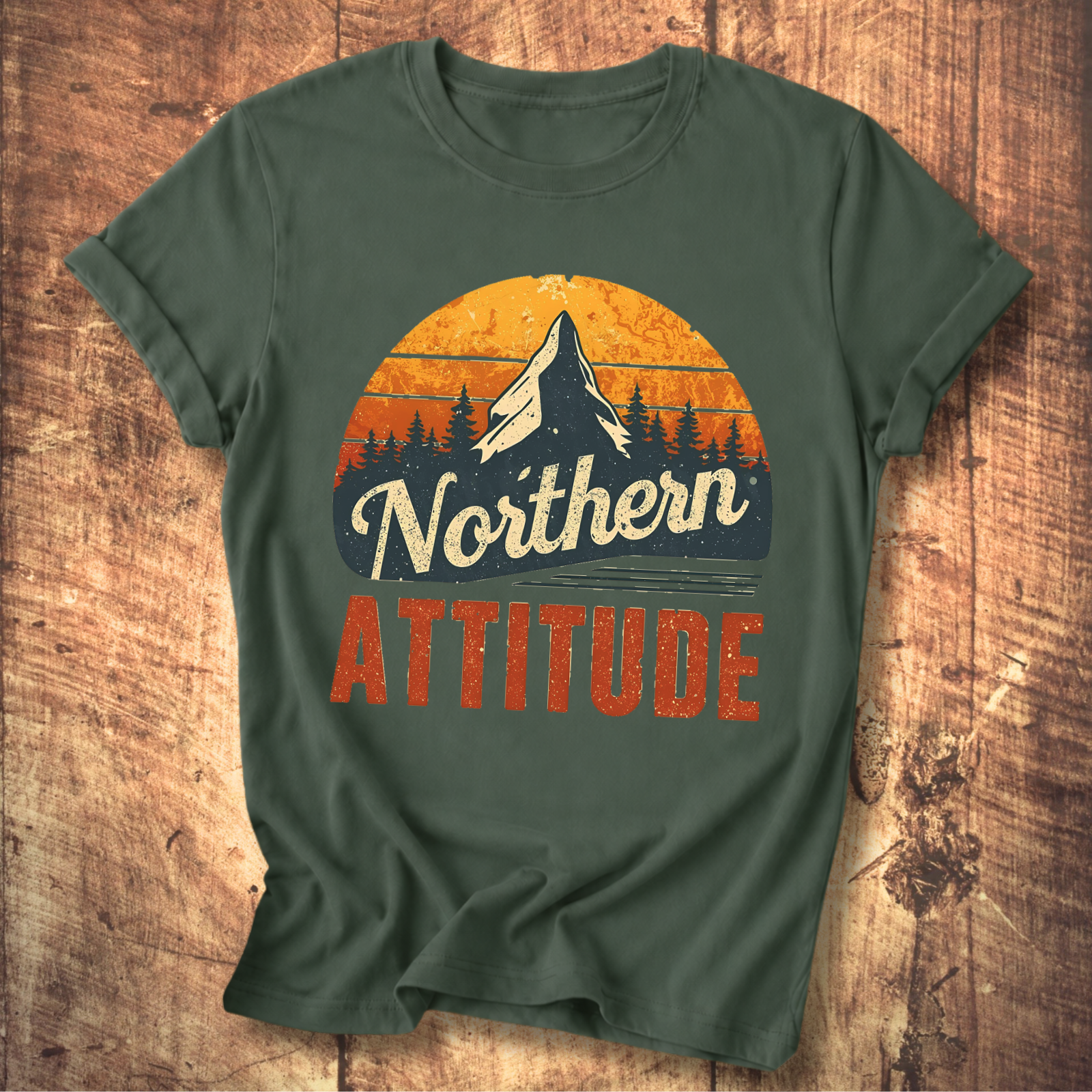 Northern Attitude Retro T-Shirt