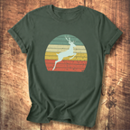 Vintage Sunset Deer T-Shirt