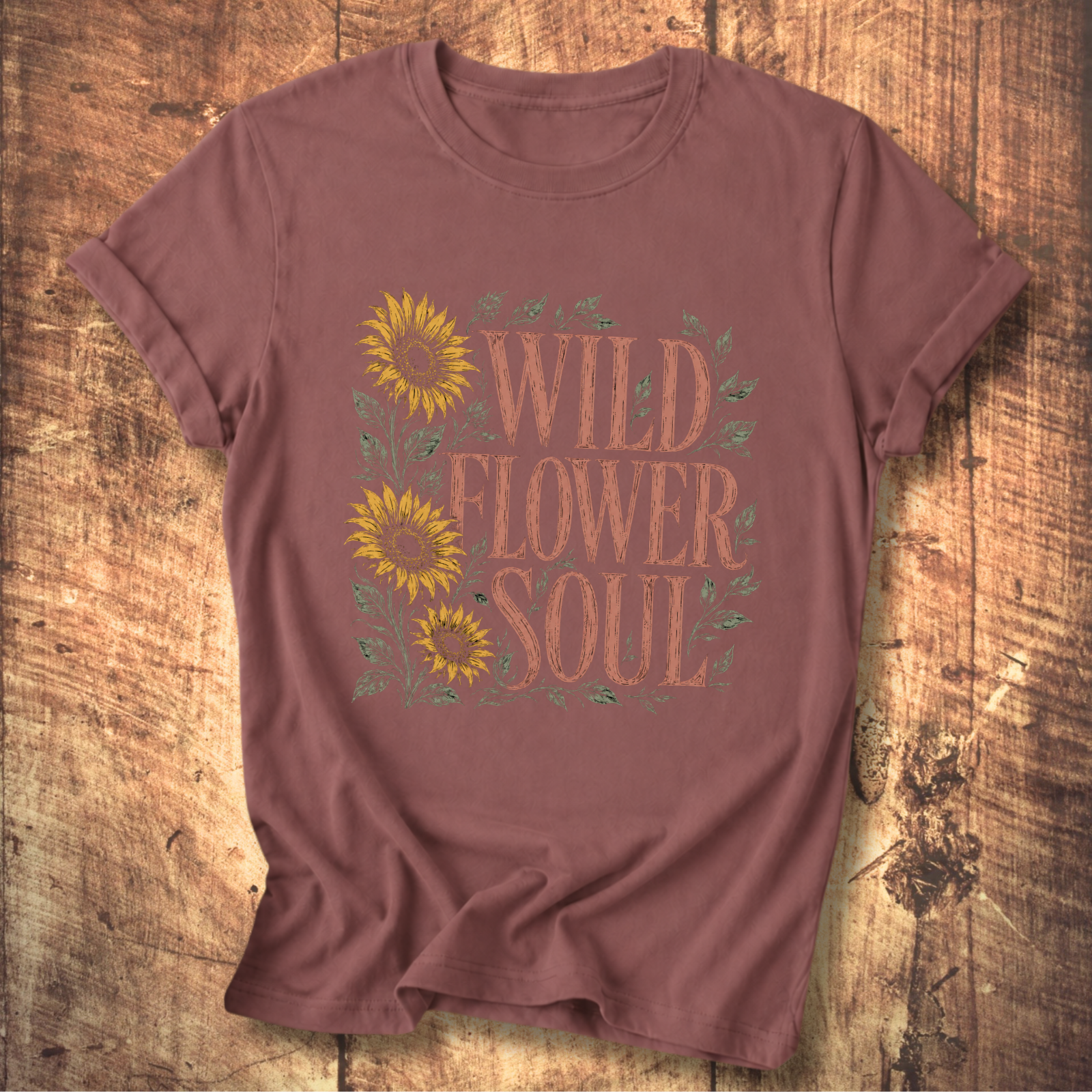 Wild Flower Soul T-shirt