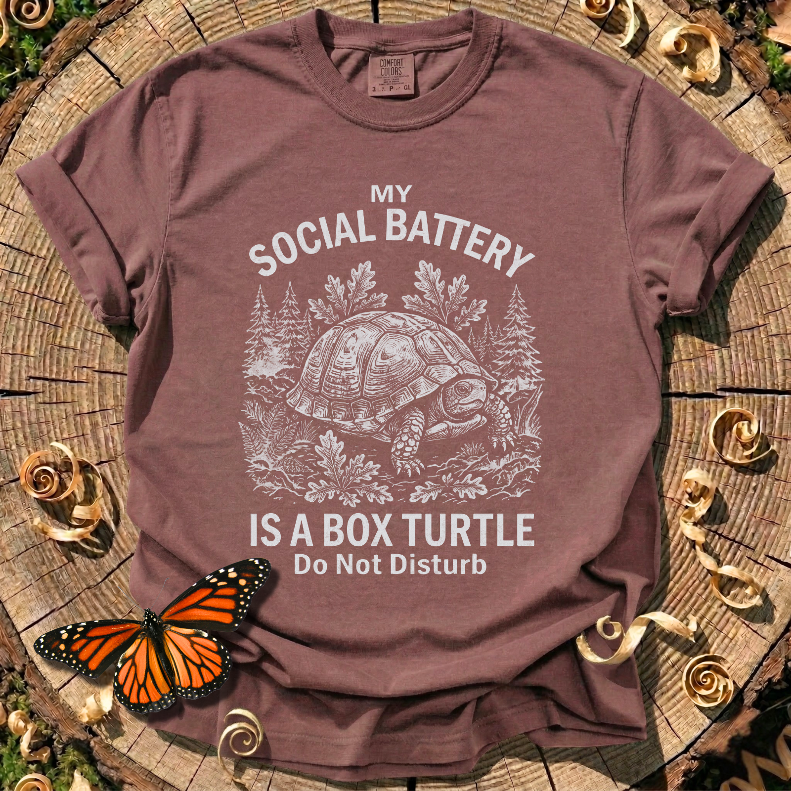 Anti-Social Box Turtle Tee