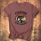 Fishing Is My Therapy Tee