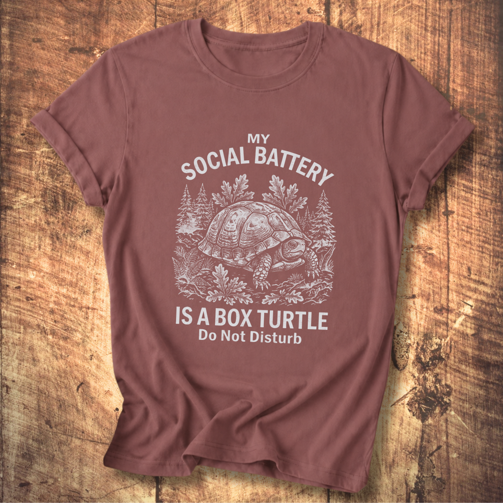 Anti-Social Box Turtle Tee