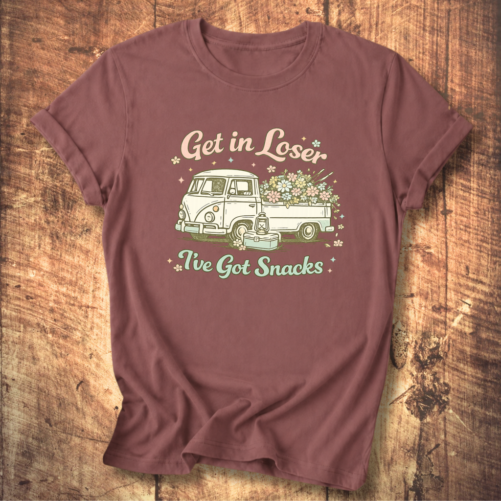 Retro Flower Truck Tee