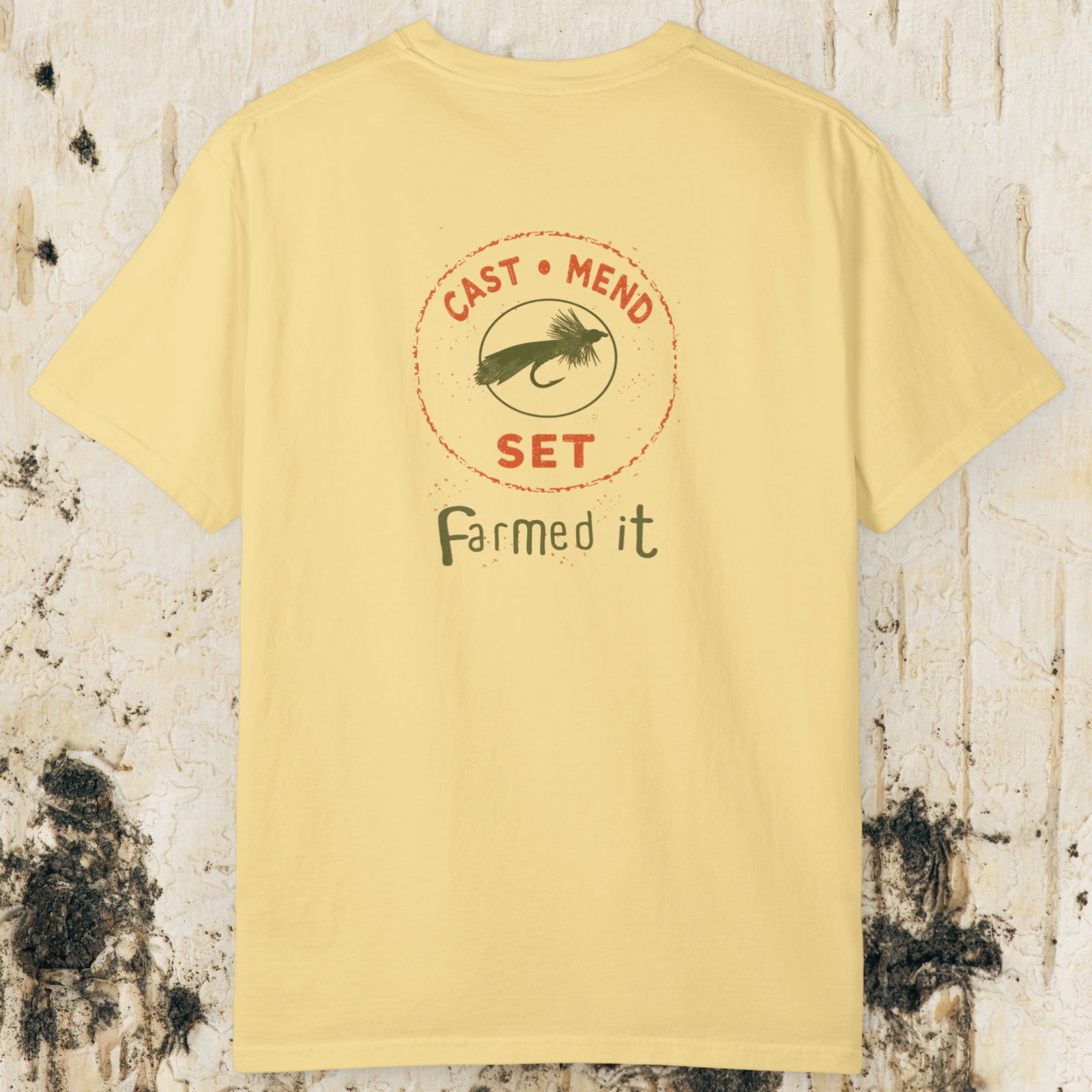 Cast • Mend • Set “Farmed it” T-shirt