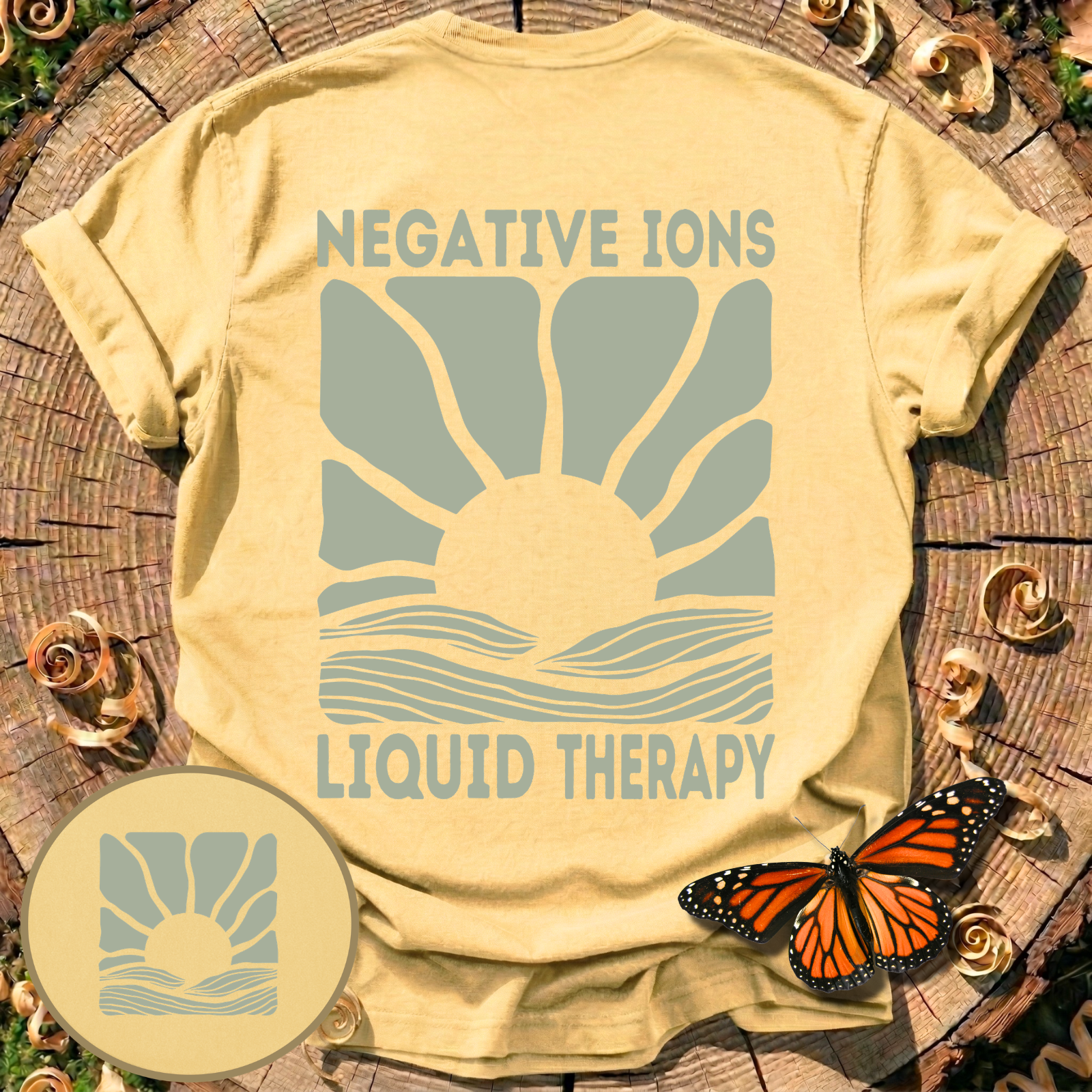 Negative Ions Liquid Therapy T-Shirt