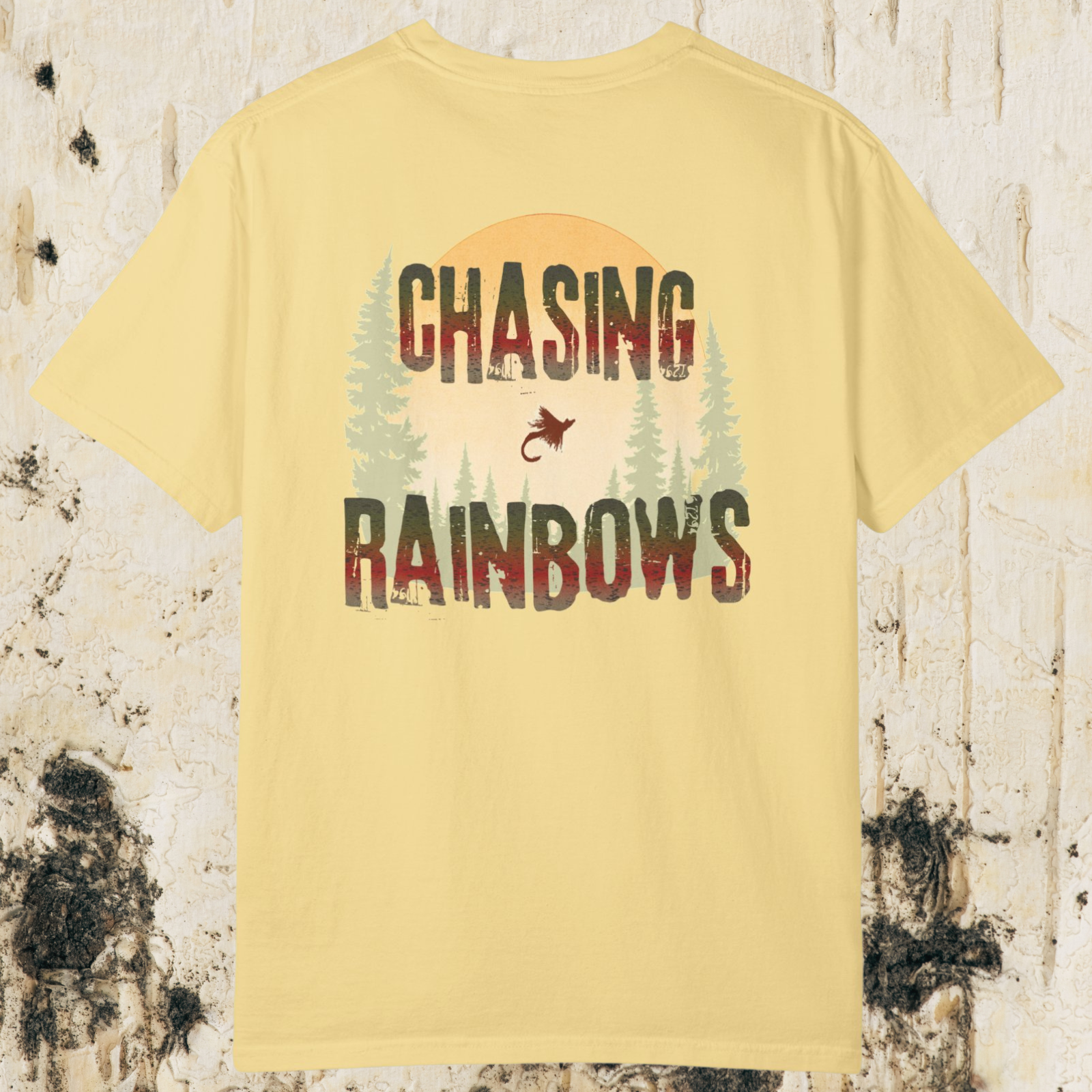 Chasing Rainbows Fly Fishing T-Shirt