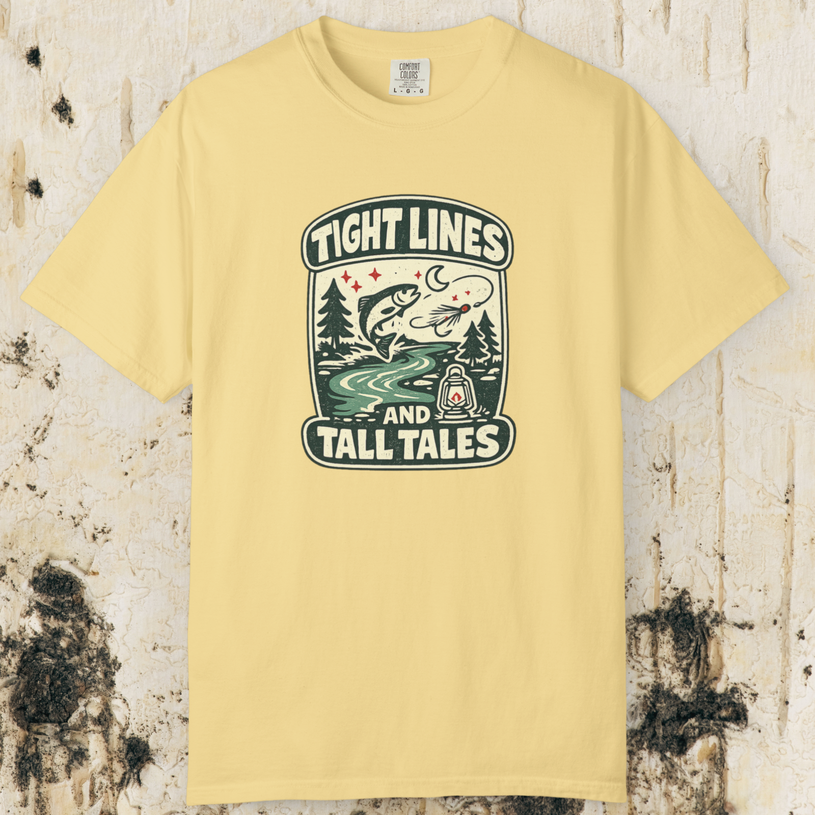 Tight Lines and Tall Tales Fishing T-Shirt