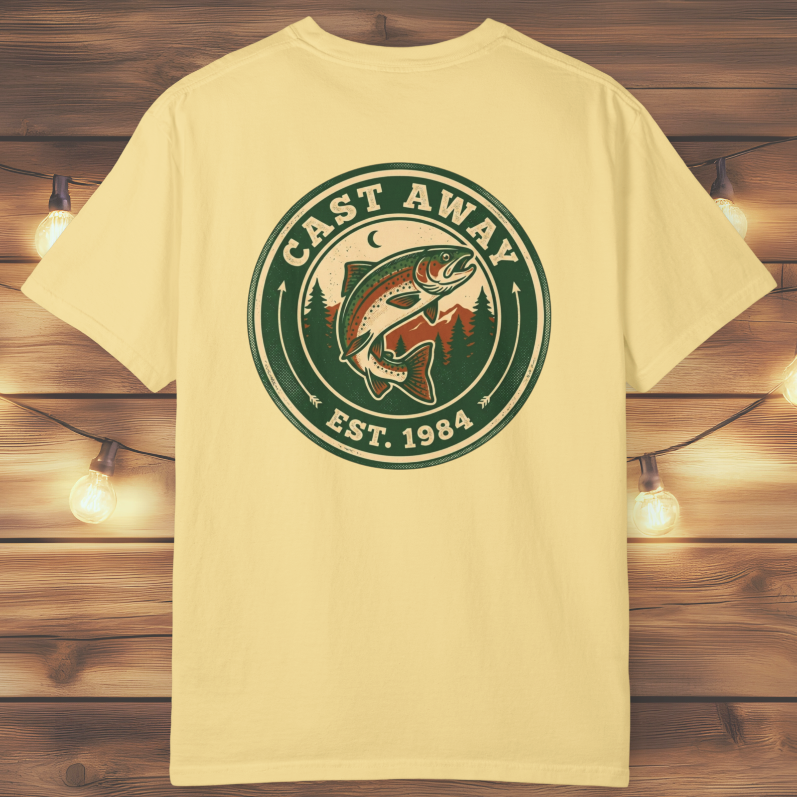 Cast Away Fishing Logo T-Shirt