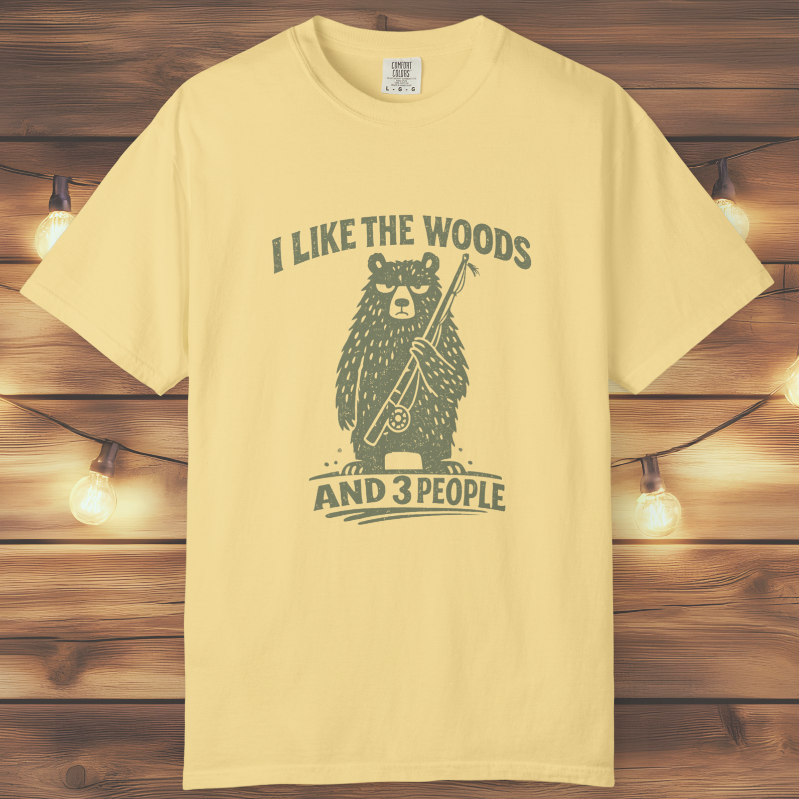 I Like the Woods and 3 People T-Shirt