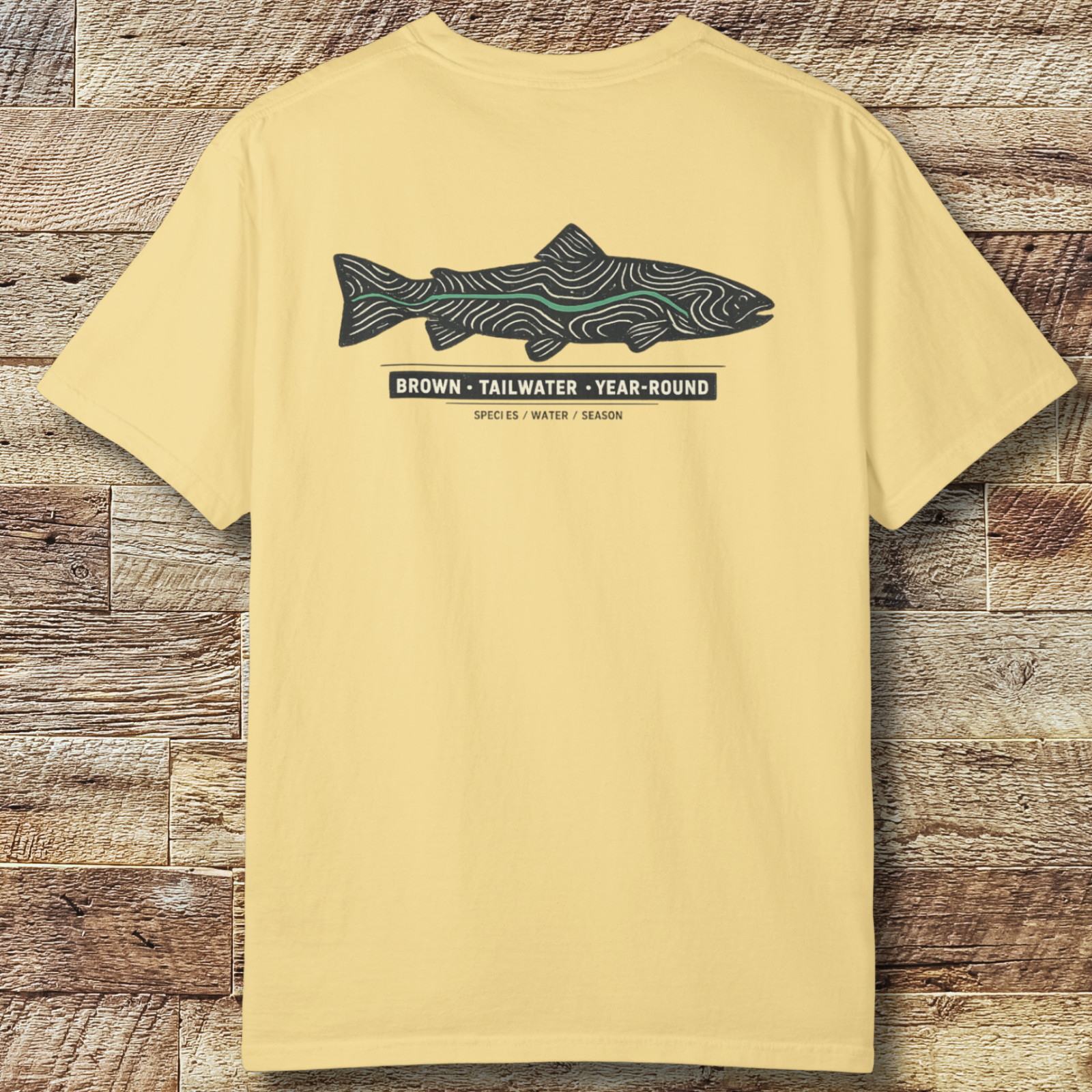 Brown Trout Topography T-Shirt