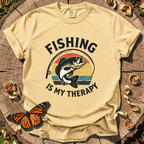 Fishing Is My Therapy Tee