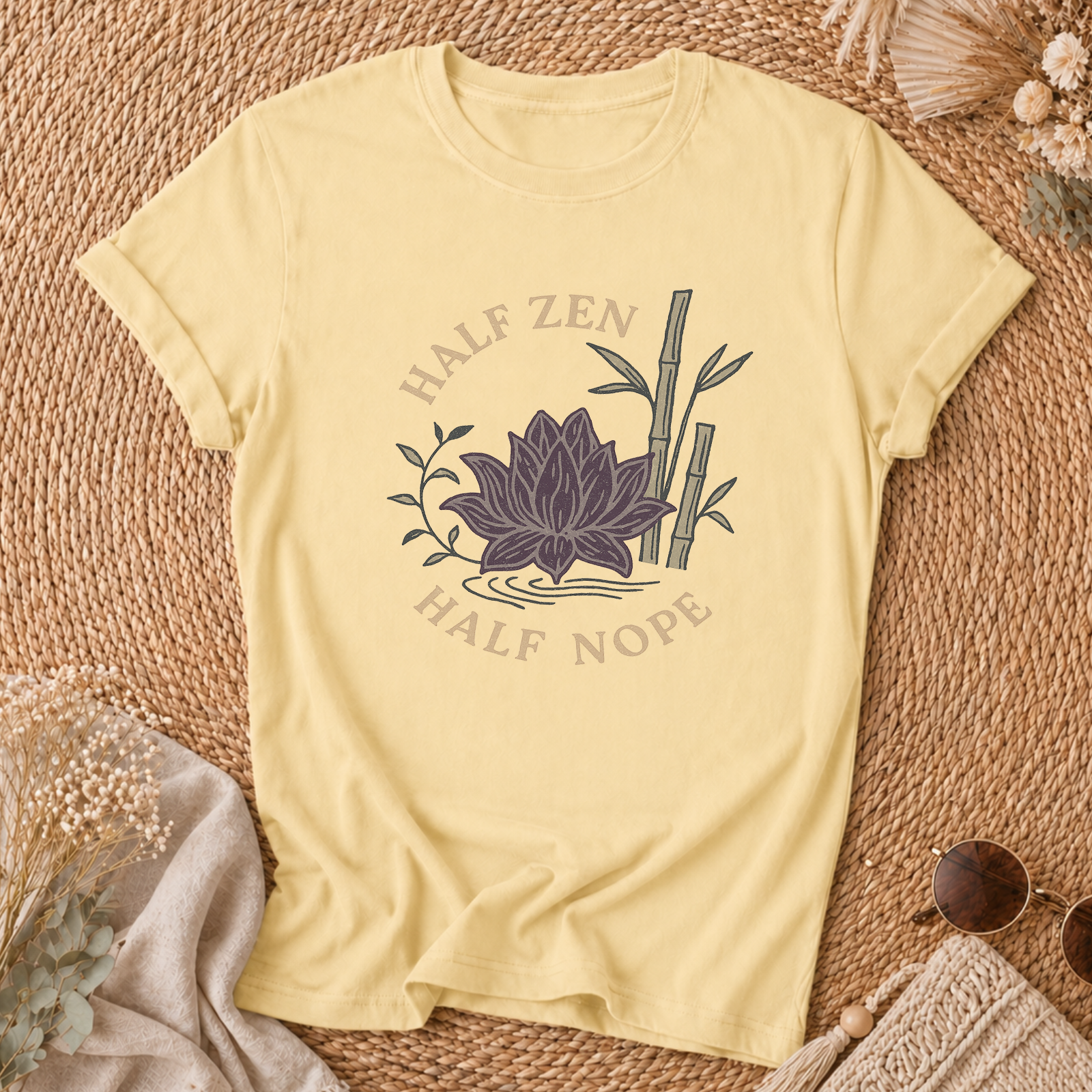 Half Zen Half Nope T-Shirt